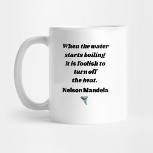 Nelson Mandela Inspirational Quote Mug